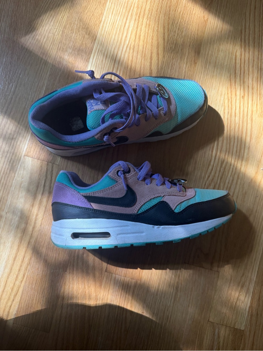 Nike Women's Colorblock Mesh Trainer - Teal, Purple & Black